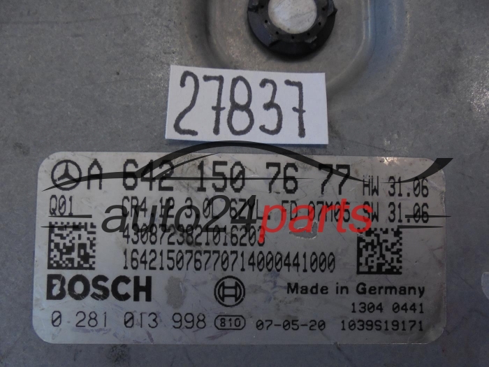 MERCEDES BENZ 0281013998 A6421507677 CR4.12