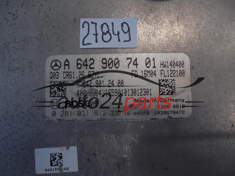 MERCEDES BENZ 0281031612 A6429007401 CR61.26