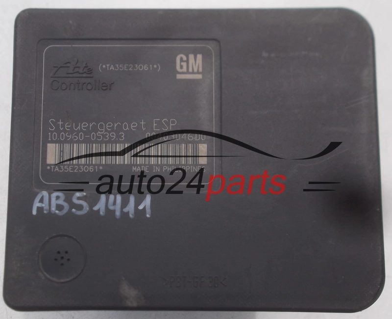 ABS POMPA I STEROWNIK OPEL ASTRA H ZAFIRA B GM 13 213 610 AL, 13213610 ATE 10.0206-0206.4, 10020602064, 10.0960-0539.3