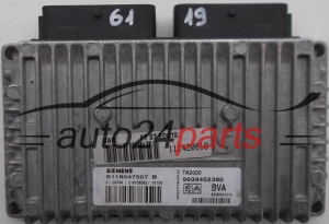 STEROWNIK SKRZYNI AUTOMATYCZNEJ CITROEN C5 S118047507 B, S118047507B, 9639452380 - 