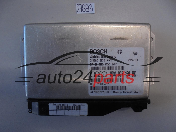 STEROWNIK SKRZYNI AUTOMATYCZNEJ AUDI A4 1.8 TDI BOSCH 0 260 002 449, 0260002449, 8D0 927 156 BK, 8D0927156BK