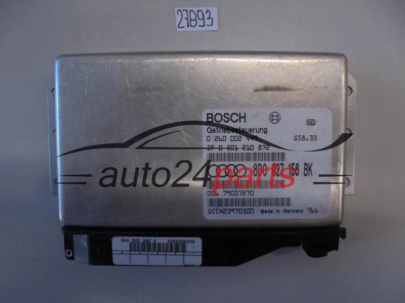 STEROWNIK SKRZYNI AUTOMATYCZNEJ AUDI A4 1.8 TDI BOSCH 0 260 002 449, 0260002449, 8D0 927 156 BK, 8D0927156BK