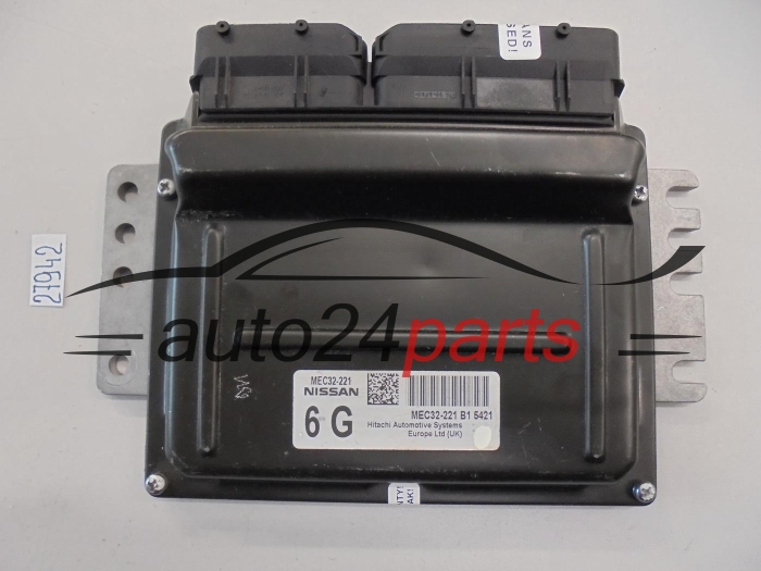 KOMPUTER STEROWNIK SILNIKA NISSAN ALMERA, MEC32-221 B1, MEC32221 B1, MEC32221B1, 4Y01, 6G