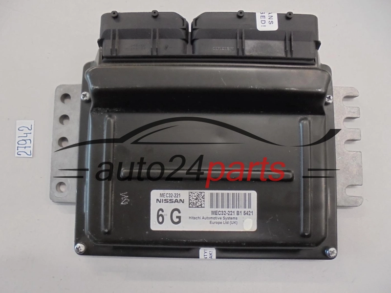 KOMPUTER STEROWNIK SILNIKA NISSAN ALMERA, MEC32-221 B1, MEC32221 B1, MEC32221B1, 4Y01, 6G