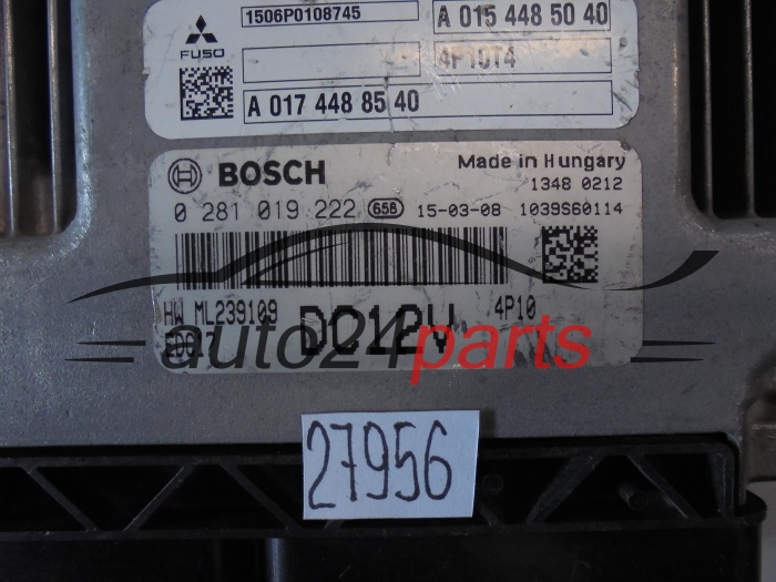 MITSUBISHI CANTER FUSO 0281019222 ML239109 A0174488540 DC12V