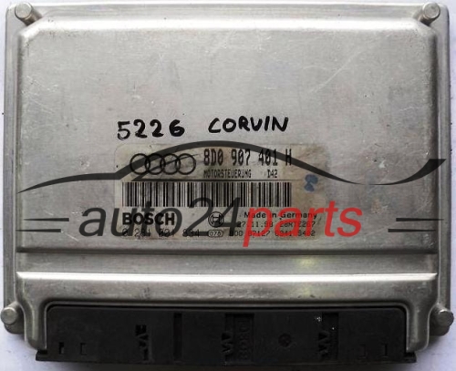ECU CENTRALITA DE MOTOR AUDI A4 2.5 TDI BOSCH 0281001834, 0 281 001 834, 8D0907401H, 8D0 907 401 H 