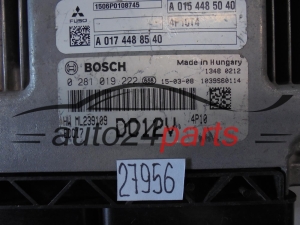 MITSUBISHI CANTER FUSO 0281019222 ML239109 A0174488540 DC12V