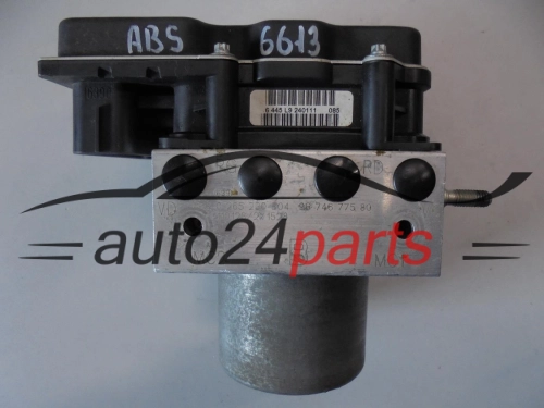 ABS POMPA I STEROWNIK CITROEN PEUGEOT BOSCH 0 265 230 304, 0265230304, 9674677580, 0265951738