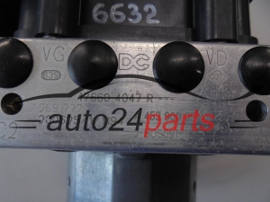 Pompe ABS et calculateur Renault 0265295494 476604047R A4539003910 0265956963