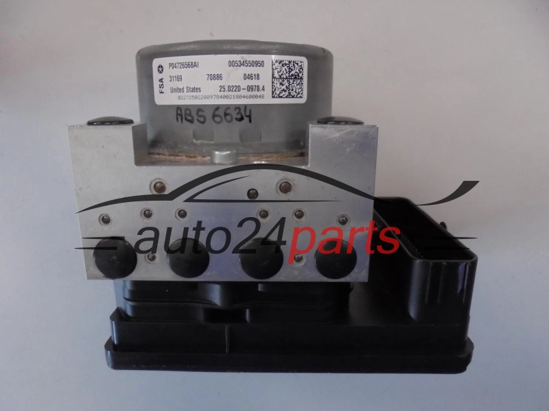 Abs pompa centralina JEEP COMPAS P04726568AI 00534550950 28.5159-0707.3, 28515907073