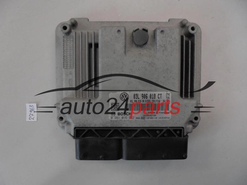 Calculateur Moteur SKODA OCTAVIA 0281016952 03L906018CT EDC17C46