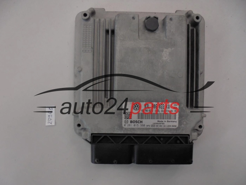 KOMPUTER STEROWNIK SILNIKA VOLKSWAGEN 0281015380 03L906022KQ EDC17CP14