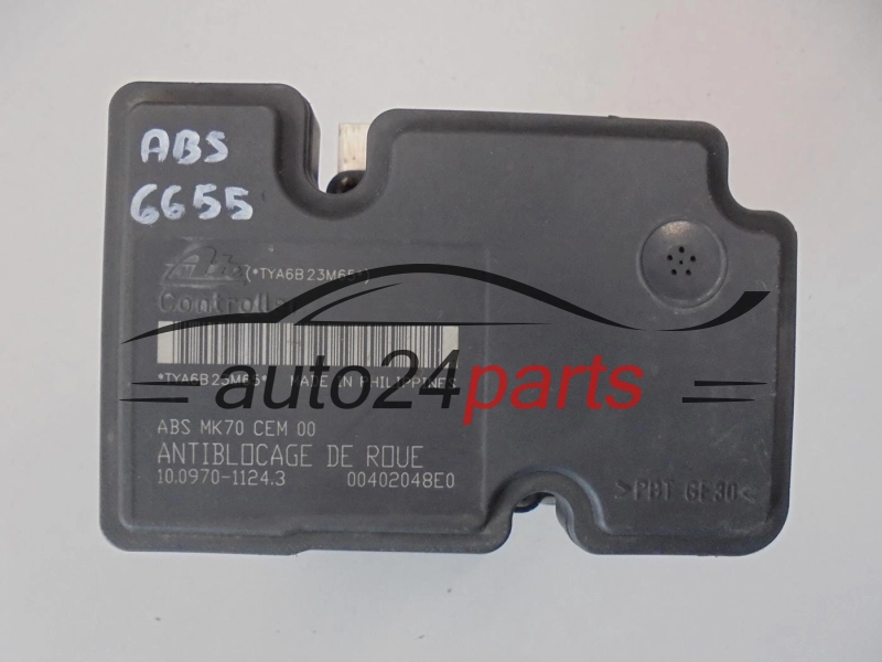 ABS POMPA I STEROWNIK CITROEN PEUGEOT 9658260080, 10.0207-0064.4, 10020700644, 10.0970-1124.3, 10097011243