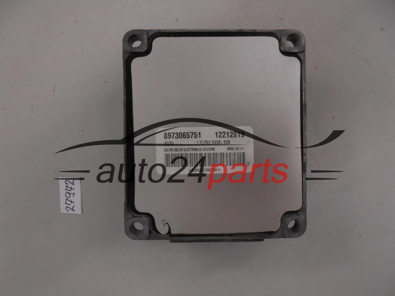 KOMPUTER STEROWNIK SILNIKA OPEL ASTRA 1.7 DTI Y17DT DELPHI DELCO 12212819 ISUZU 8973065751