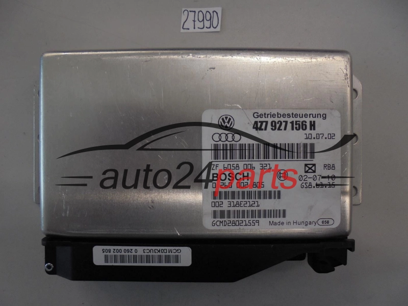 STEROWNIK SKRZYNI AUTOMATYCZNEJ AUDI BOSCH 0 260 002 805, 0260002805, 4Z7 927 156 H, 4Z7927156H