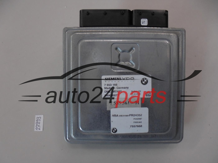 KOMPUTER STEROWNIK SILNIKA BMW E90, 330I 2.2, SIEMENS 5WK90077, 7 553 166, 7553166, DME MSV70, DMEMSV70
