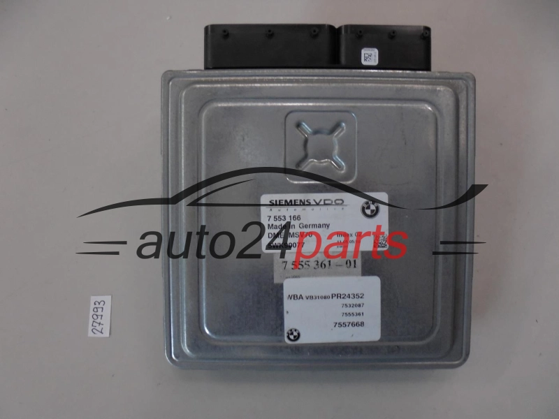 KOMPUTER STEROWNIK SILNIKA BMW E90, 330I 2.2, SIEMENS 5WK90077, 7 553 166, 7553166, DME MSV70, DMEMSV70