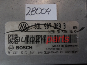 Sterownik silnika Volkswagen Passat 2.0 TDI 0281015131 03L907309B – zdjęcie 2