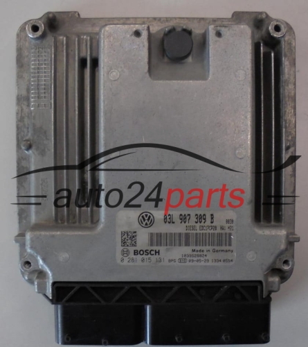 VOLKSWAGEN PASSAT 2.0 TDI 03L907309B, 03L 907 309 B, BOSCH 0281015131, 0 281 015 131 DIESEL EDC17CP20