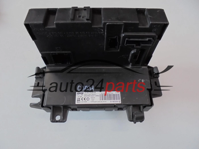CENTRALKA MODUL STEROWNIK FIAT PANDA S180131001B, 51900918