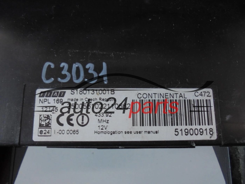 Moduł komfortu Fiat Panda S180131001B 51900918 – zdjęcie 2