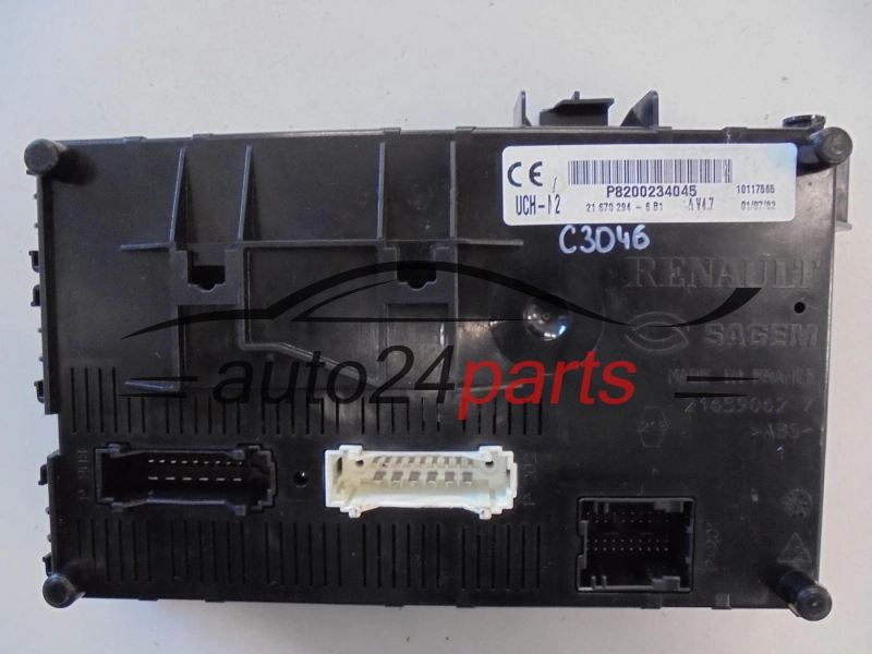 CENTRALKA MODUL STEROWNIK KOMFORTU RENAULT CLIO Sagem 21673923-7A, 216739237A, P8200234045A