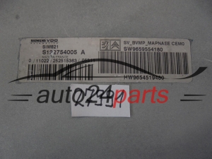 CITROEN PEUGEOT S122754005A 9659554180 9654519480 SIM821