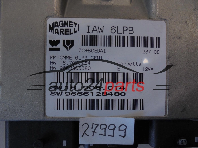 PEUGEOT IAW 6LPB IAW6LPB 9666128480