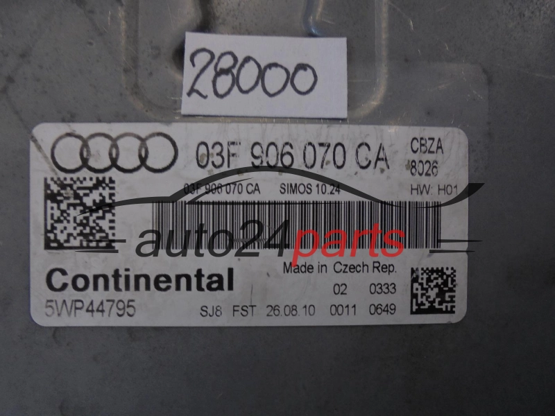 AUDI 03F906070CA 5WP44795