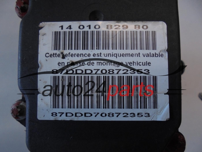 ABS POMPA I STEROWNIK CITROEN PEUGEOT BOSCH 0 265 231 550, 0265231550, 1400513280, 0265800427