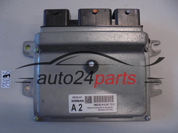 ECU Engine Controller NISSAN QASHQAI 2.0 DCI MEC93410 A2 B1 7212