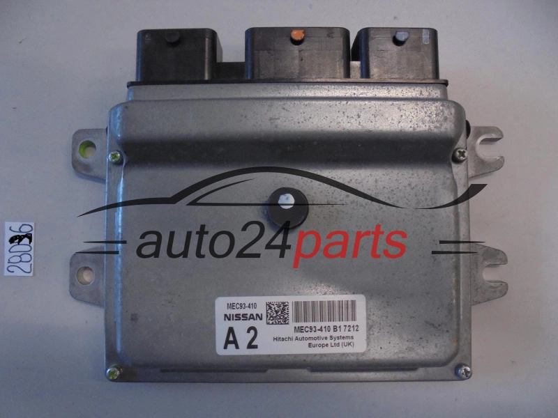 ECU Engine Controller NISSAN QASHQAI 2.0 DCI MEC93410 A2 B1 7212