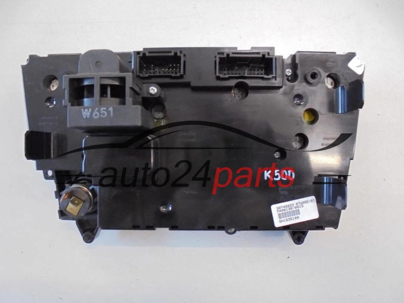 HEATING AND AIR CONDITIONING CONTROL PANEL SWITCH CLIMATRONIC VOLVO 30746022 M413410-0015 / M4134100015