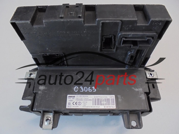 Moduł komfortu BSI Fiat Panda S118578030K 51870142