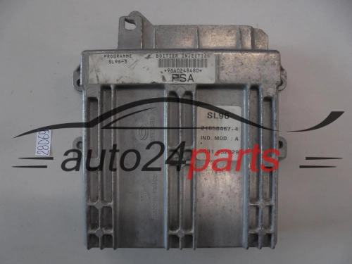 KOMPUTER STEROWNIK SILNIKA PEUGEOT 406 1.8 SAGEM 21658467-4, 216584674, PSA 9640248480 SL96-3