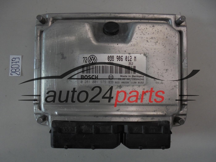 Sterownik silnika Volkswagen Golf 1.9 TDI ALH 0281001979 038906012M