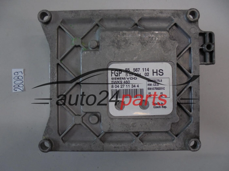 Sterownik silnika Opel Astra Zafira 1.6 Z16XER 1.8 Z18XER 5WK9460 55567114HS
