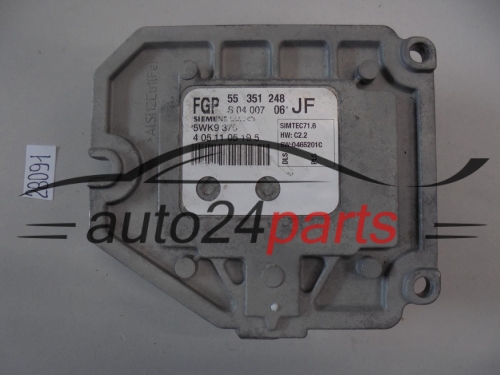 KOMPUTER STEROWNIK SILNIKA OPEL ASTRA ZAFIRA 1.8 Z18XE 55351248 JF, 55 351 248 JF FGP 5WK9370, 5WK9 370
