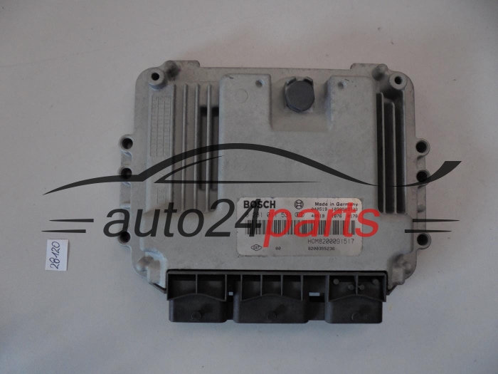 KOMPUTER STEROWNIK SILNIKA RENAULT TRAFIC VIVARO BOSCH 0 281 011 531, 0281011531, HOM8200091517, 8200091517
