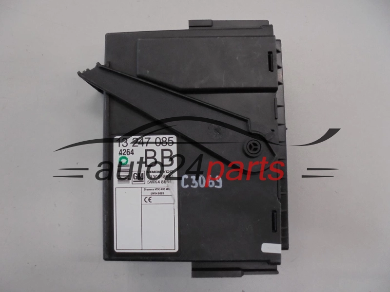 CENTRALKA MODUL KOMFORTU OPEL CORSA MERIVA SIEMENS VDO 5WK4 8664G, 5WK48664G, GM 13 247 085 BB, 13247085, 13247085BB