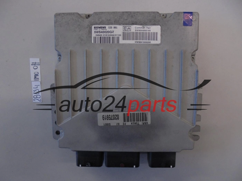 PEUGEOT 5WS40020G-T 5WS40020GT SW9644895180 HW9641849280