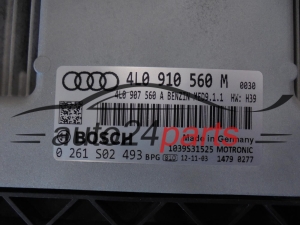 CENTRALINA MOTORE  AUDI BOSCH 0 261 S02 493, 0261S02493, 4L0 910 560 M, 4L0910560M, MED9.1.1