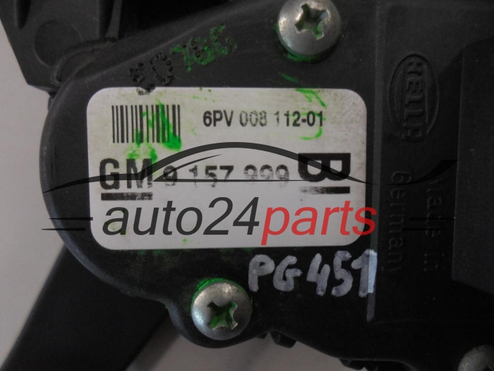 POTENCJOMETR PEDAL GAZU OPEL ASTRA H 9 157 999, 9157999