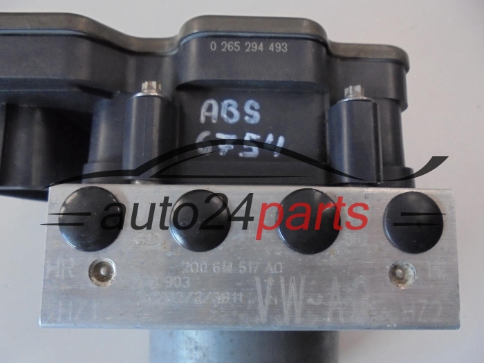 Pompe ABS et calculateur AUDI VOLKSAWAGEN SEAT 2Q0614517AQ, 0265294493 0265956687