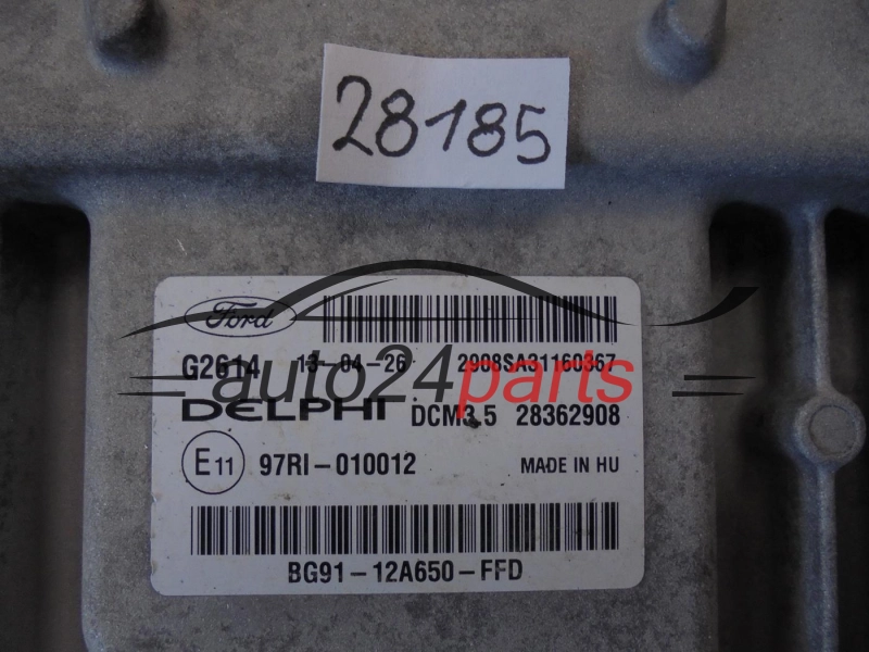 Sterownik silnika Ford S-MAX 2.0 TDCI 28362908 BG9112A650FFD – zdjęcie 2