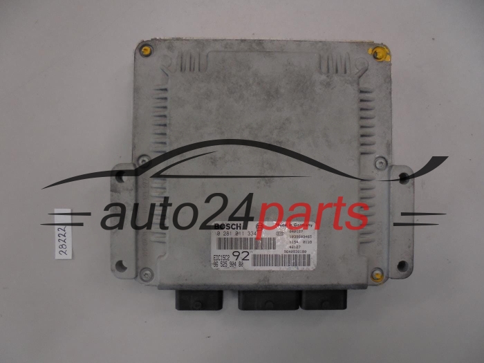 KOMPUTER STEROWNIK SILNIKA PEUGEOT 807 CITROEN C8 2.0 HDI BOSCH 0281011334, 0 281 011 334, 9652590480, 96 525 904 80, 9640938180, EDC15C2 92 1039S03465