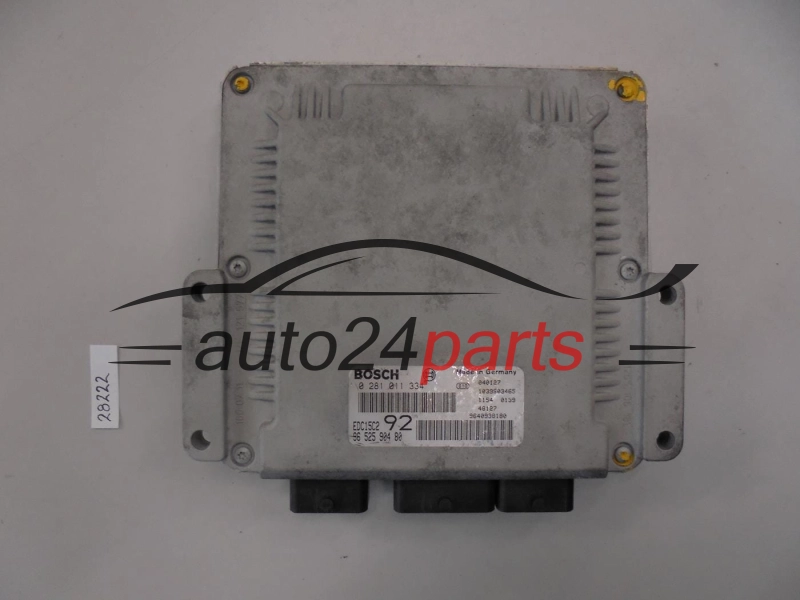 Sterownik silnika Peugeot 807 Citroen C8 2.0 HDI 0281011334 9652590480