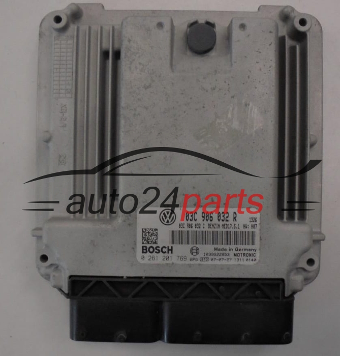 VOLKSWAGEN GOLF 1.4 TSI 03C906032R, 03C 906 032 R, 03C906032C, 03C 906 032 C, BOSCH 0261201769, 0 261 201 769, BENZIN MED17.5.1 1730