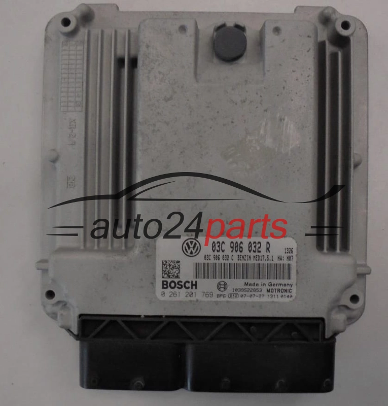 VOLKSWAGEN GOLF 1.4 TSI 03C906032R, 03C 906 032 R, 03C906032C, 03C 906 032 C, BOSCH 0261201769, 0 261 201 769, BENZIN MED17.5.1 1730