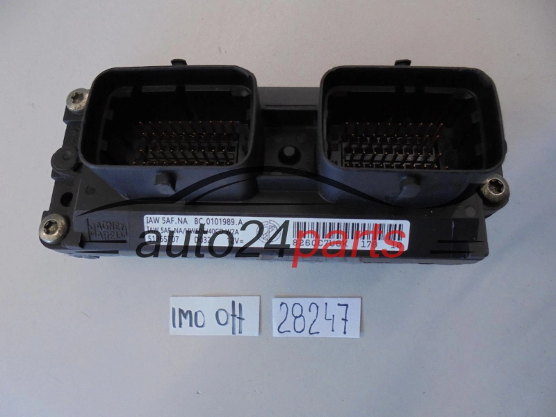 KOMPUTER STEROWNIK SILNIKA FIAT PUNTO MAGNETI MARELLI IAW 5AF.NA, IAW5AFNA, 51865707, BC.0101989.A, BC0101989A